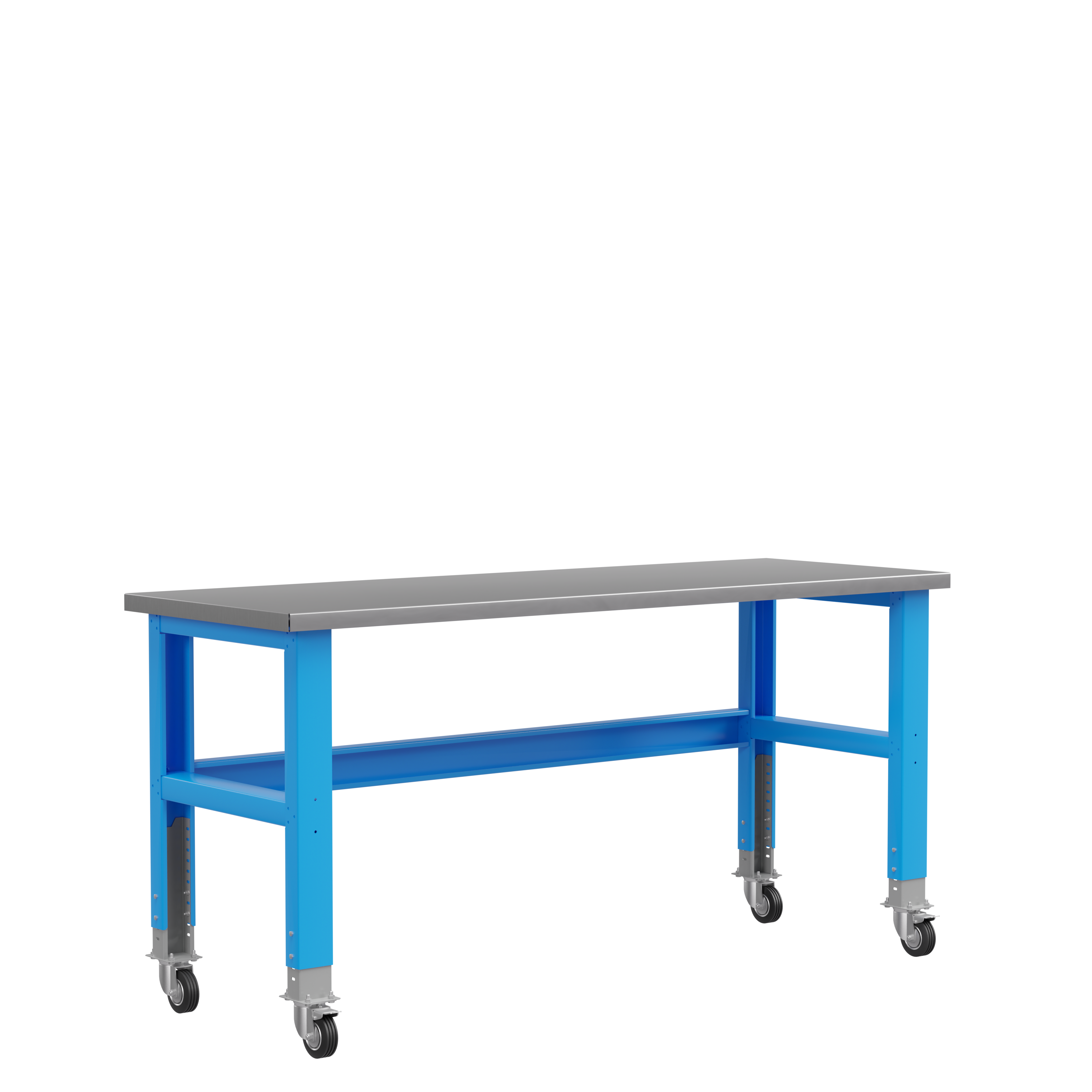 PLC 20.0-М Стол металлический на колесах 2000х700 мм