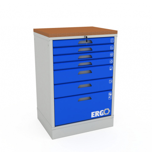 ER-00022567 Тумба инструментальная ERGO XM 07.2 900x700x550 мм