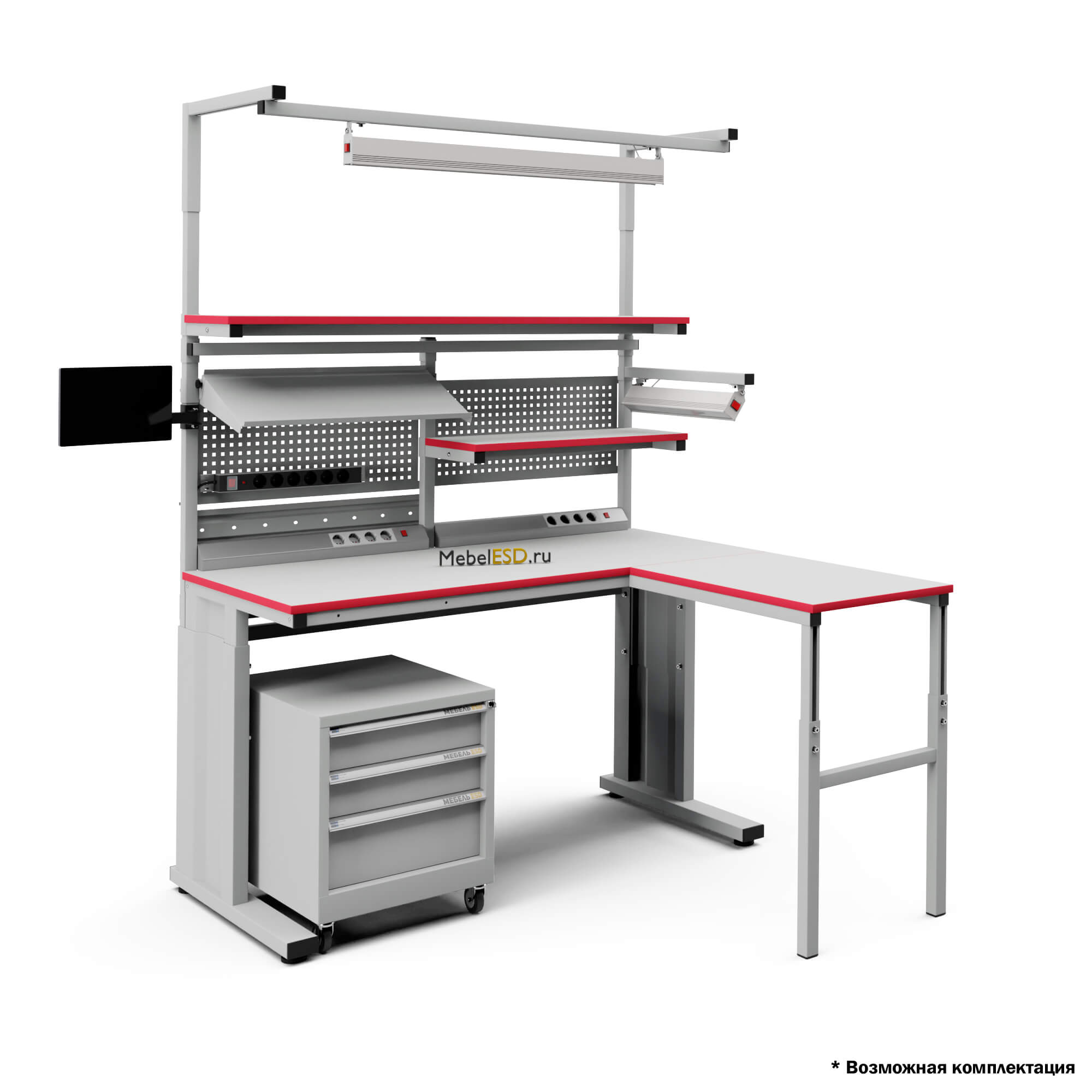 Возможная комплектация стола СПП