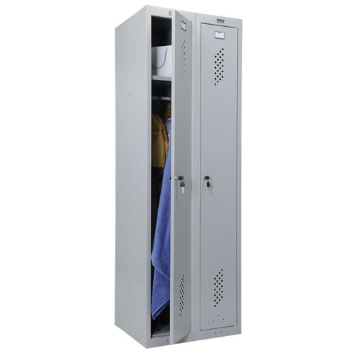 ML 21-60 (ML-11-30 + ML-01-30) Шкаф для раздевалок ПРАКТИК усиленный 1830x600x500 мм