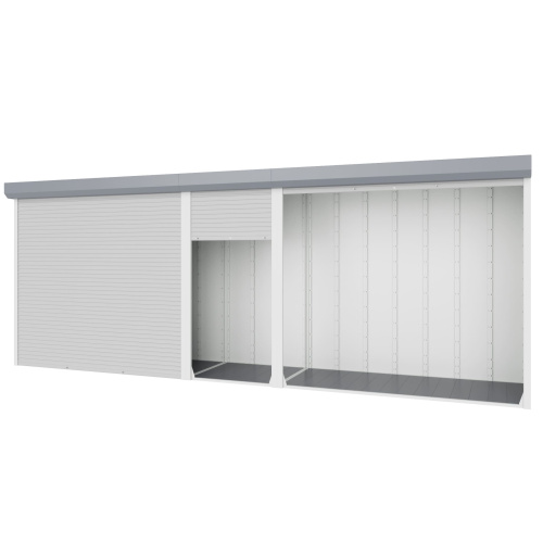 Шкаф роллетный RCAB STG 1500х5850х1200 (две рольставни шириной 2150мм,одна рольставня шириной 1550мм