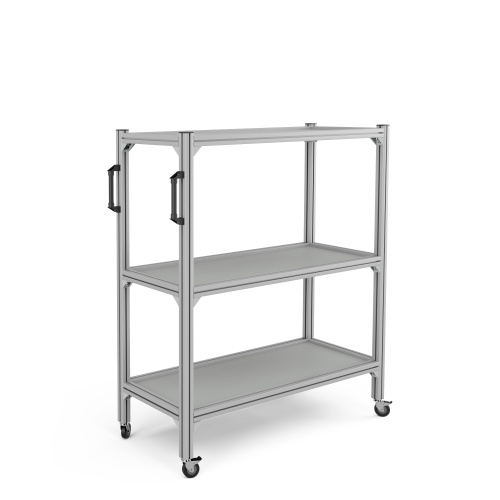 АЛ-1300КП Тележка из конструкционного профиля 1300х500х1480 мм